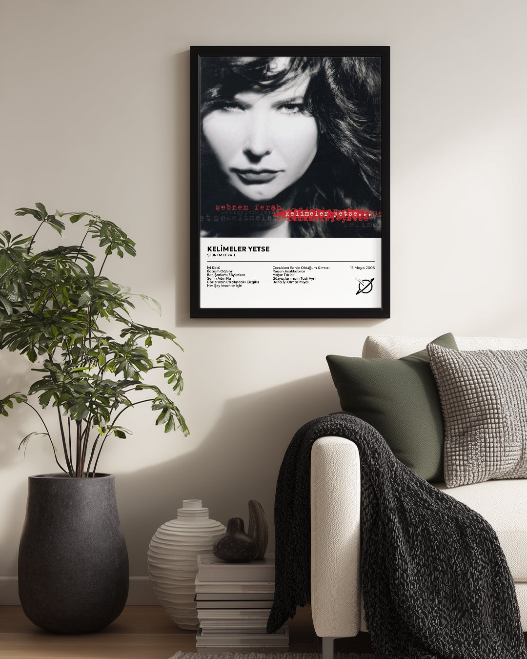 Kelimeler Yetse - Şebnem Ferah Poster Tablosu