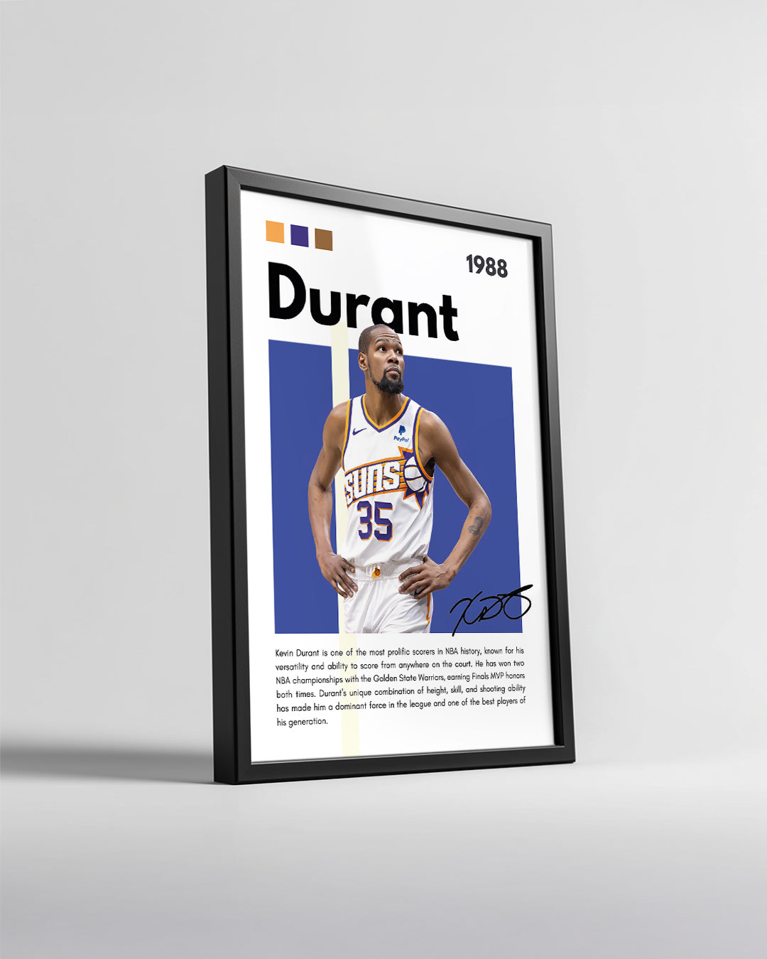 Kevin Durant 1988 Poster Tablosu