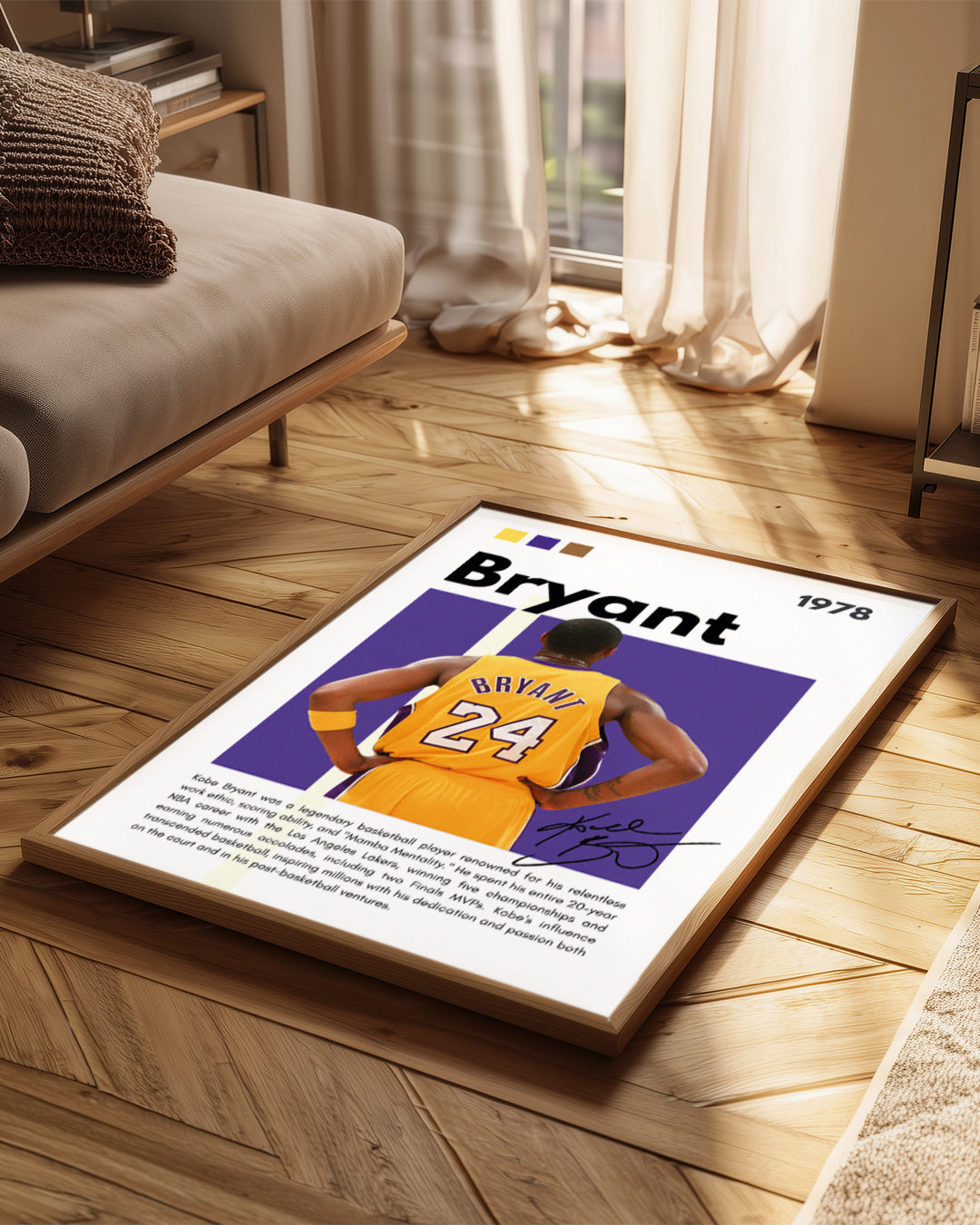 Kobe Bryant 1978 Poster Tablosu