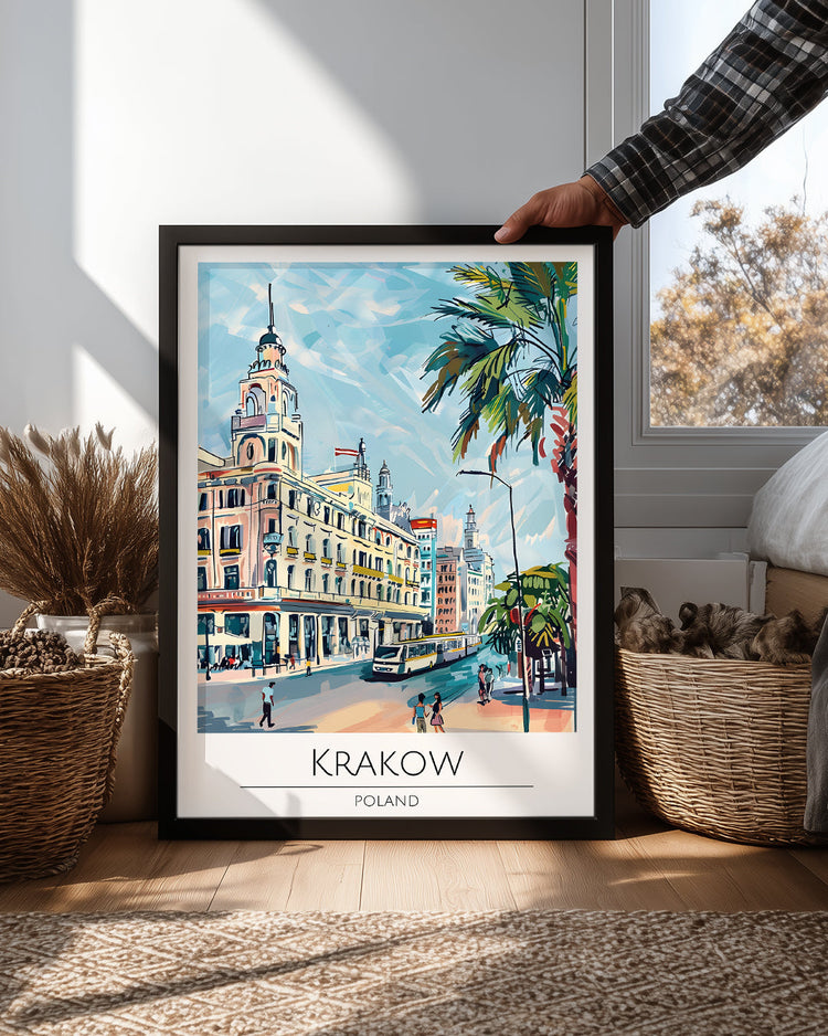 Krakov Polonya Poster Tablosu