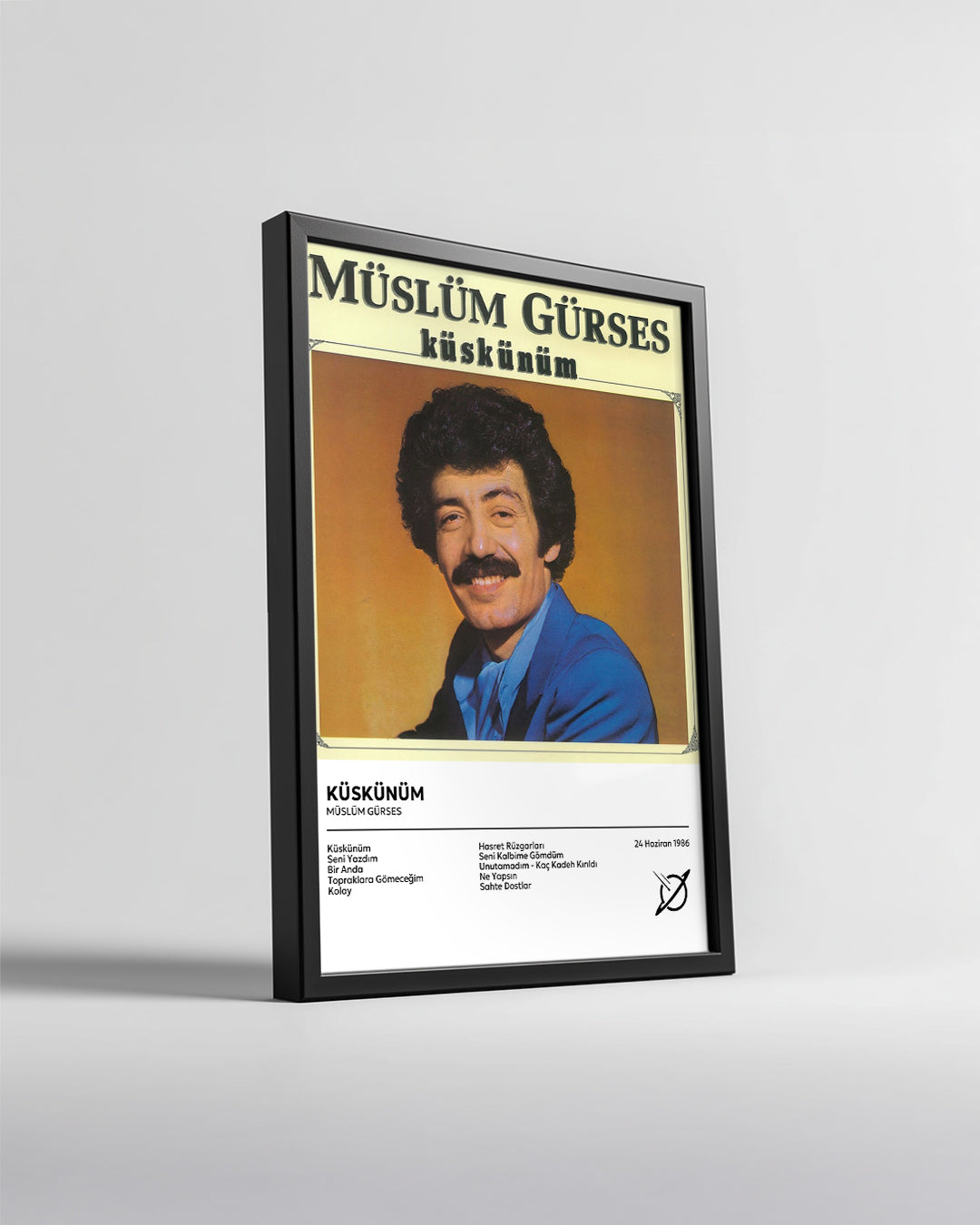 Küskünüm - Müslüm Gürses Poster Tablosu