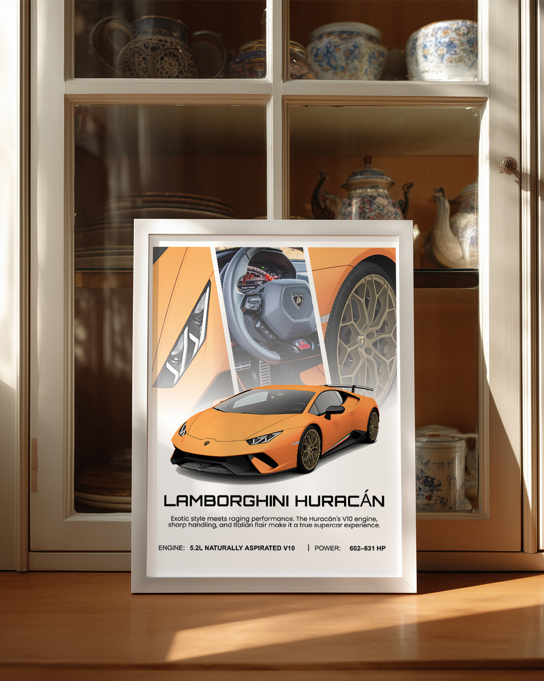 Lamborghini Huracan Poster Tablosu