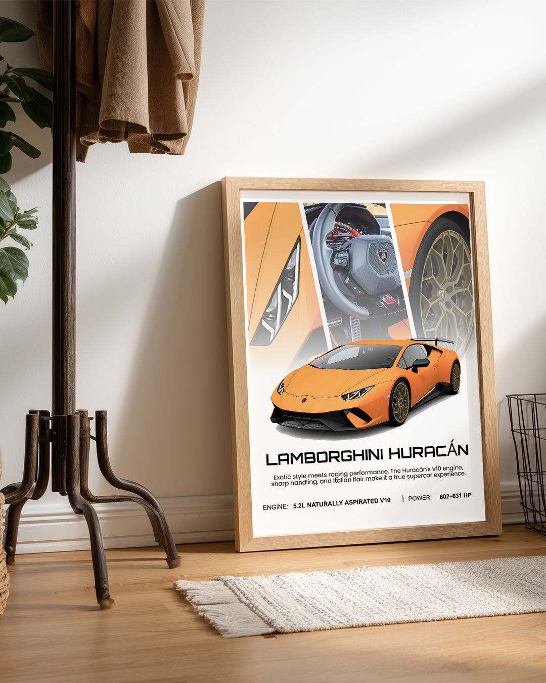 Lamborghini Huracan Poster Tablosu