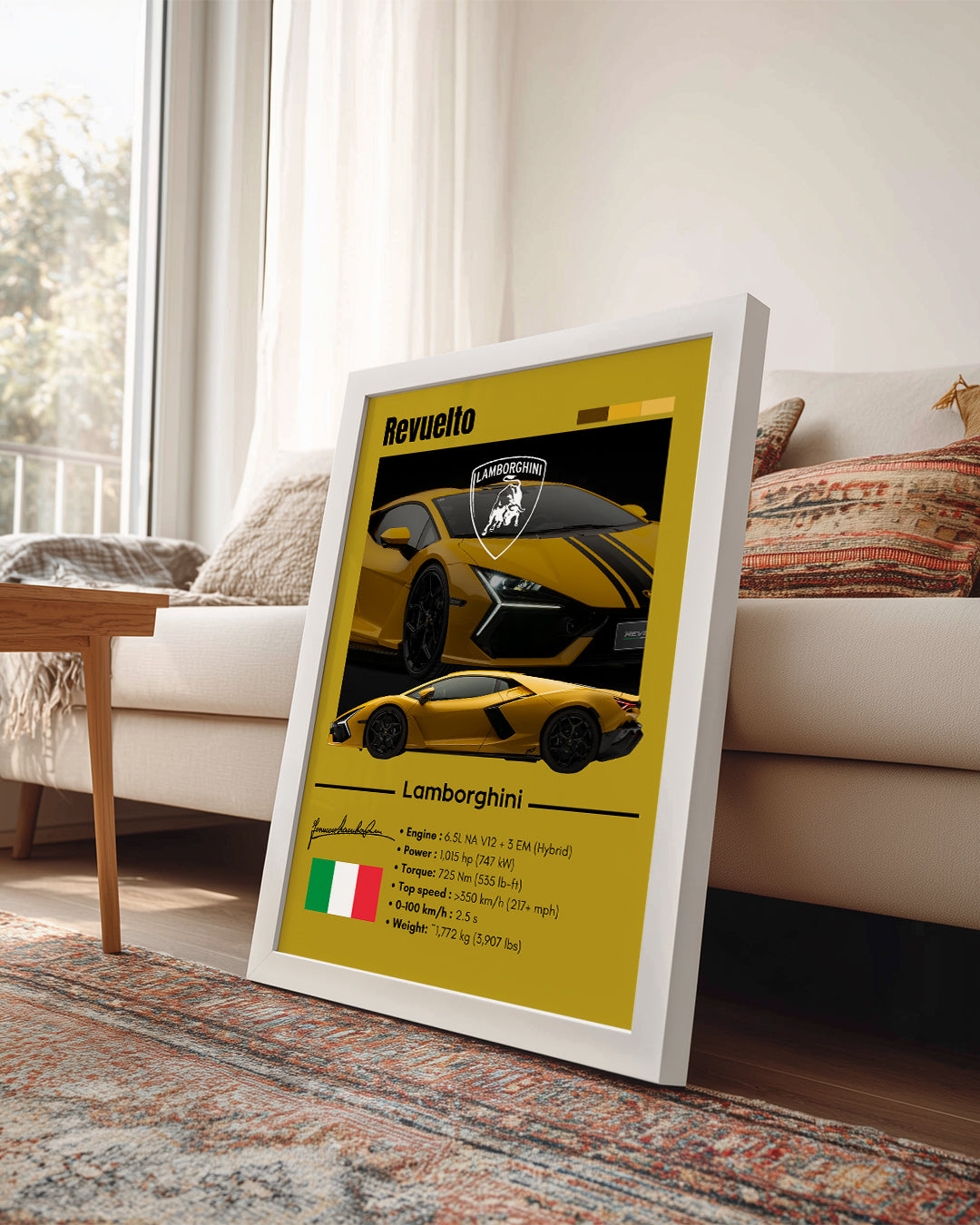 Lamborghini Revuelto Poster Tablosu