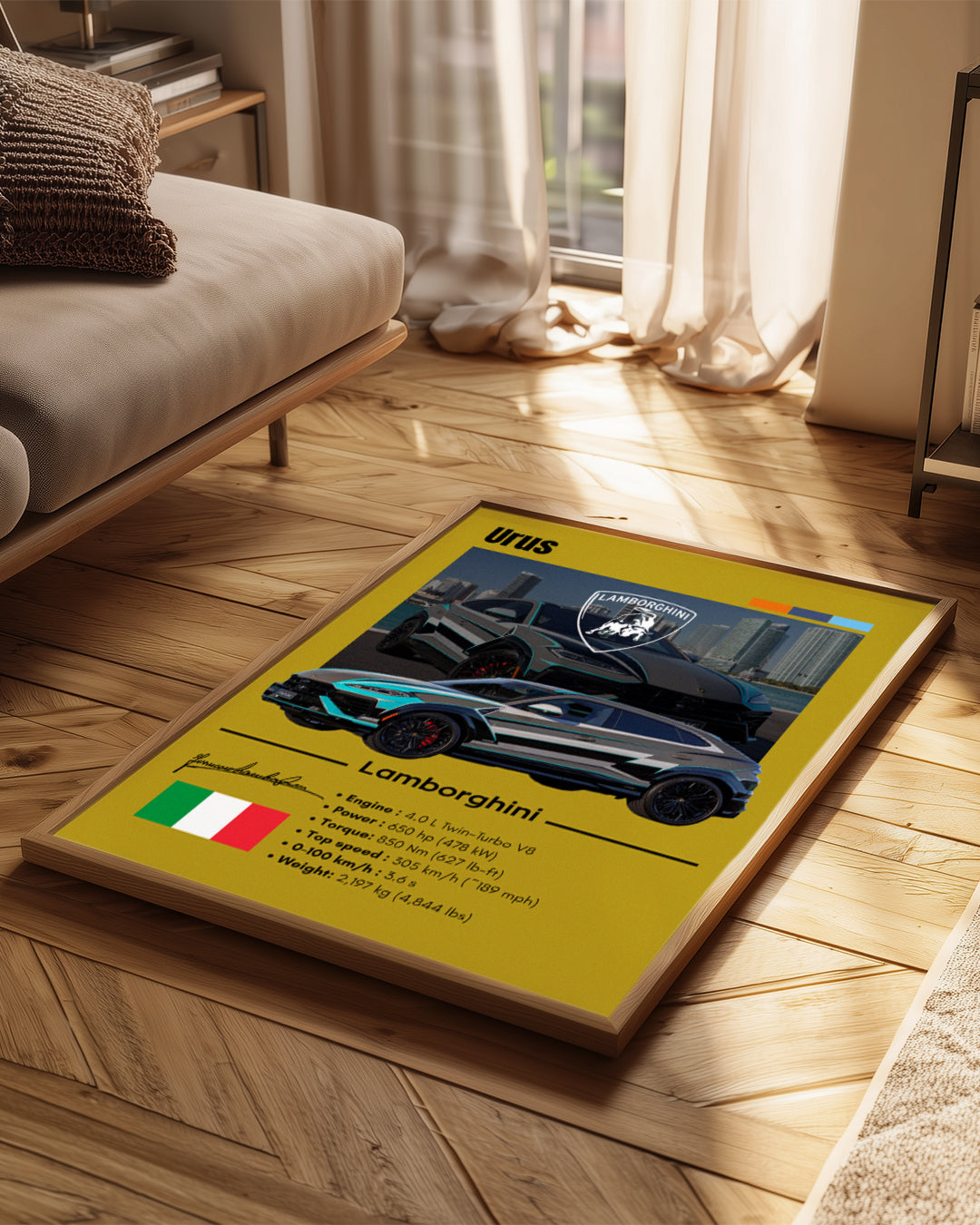 Lamborghini Urus Poster Tablosu