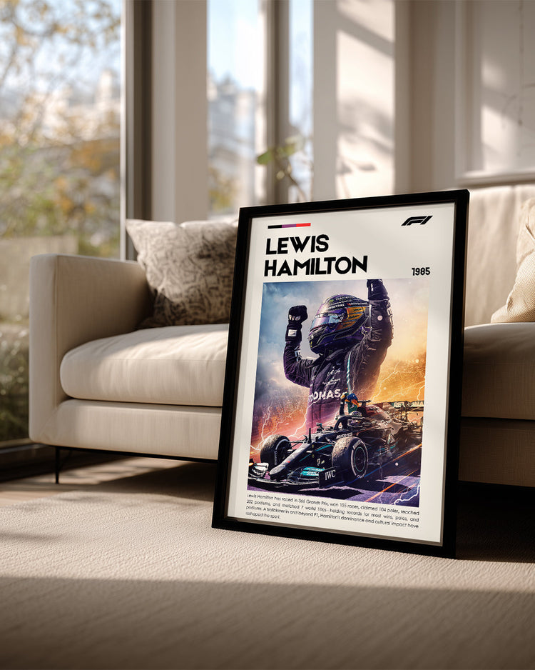 Lewis Hamilton 1985 Poster Tablosu