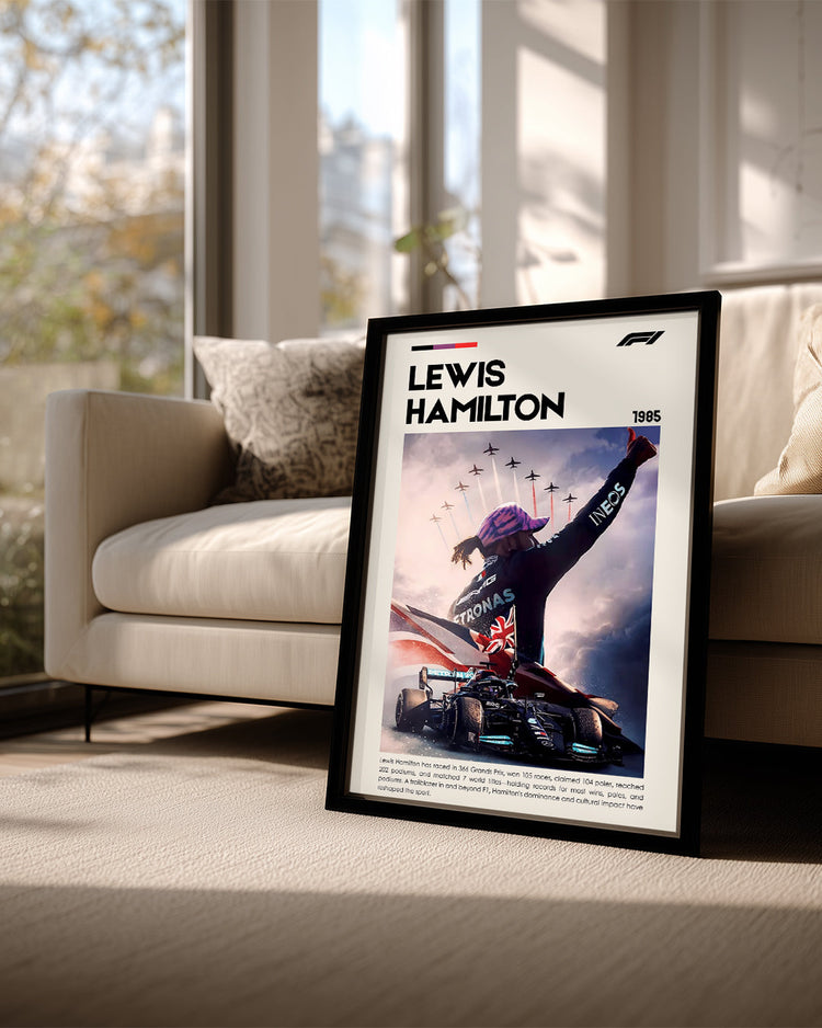 Lewis Hamilton Poster Tablosu