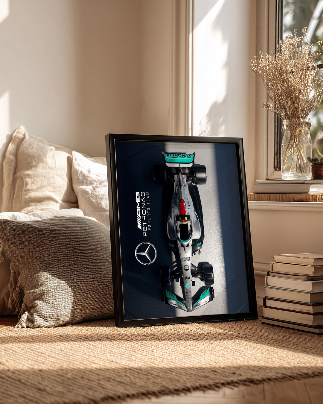 Lewis Hamilton 44 Mercedes Poster Tablosu