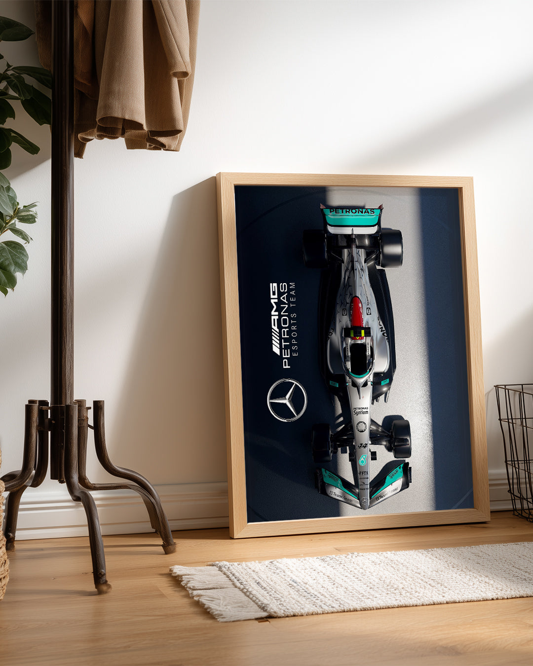 Lewis Hamilton 44 Mercedes Poster Tablosu