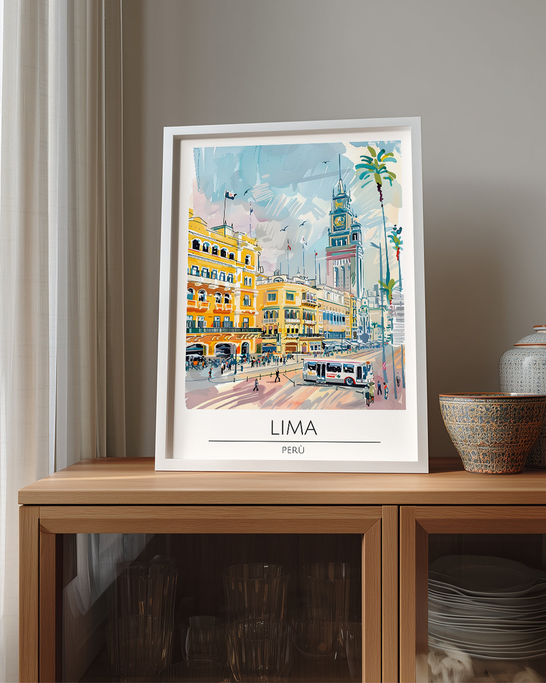 Lima Peru Poster Tablosu
