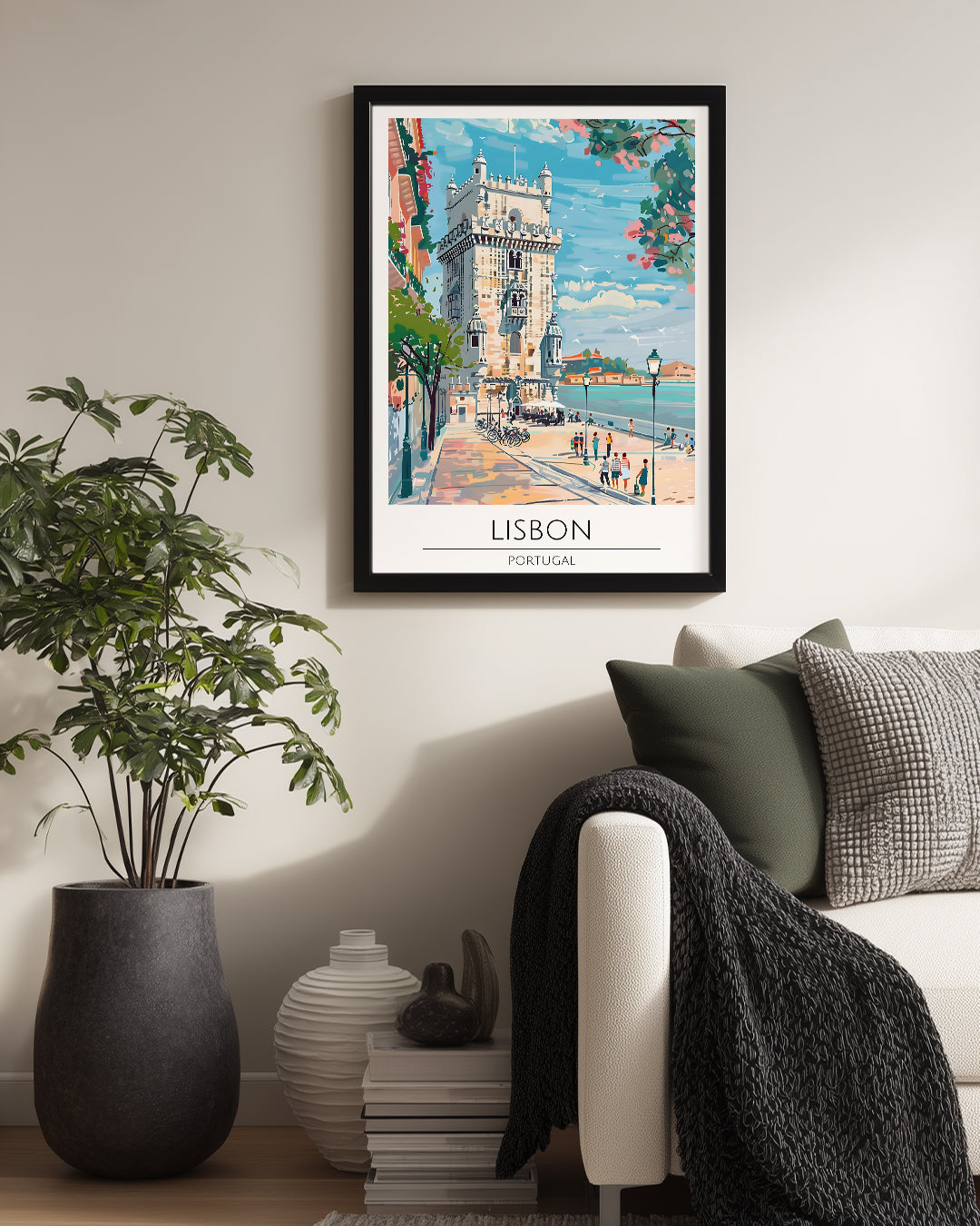 Lizbon Portekiz Poster Tablosu