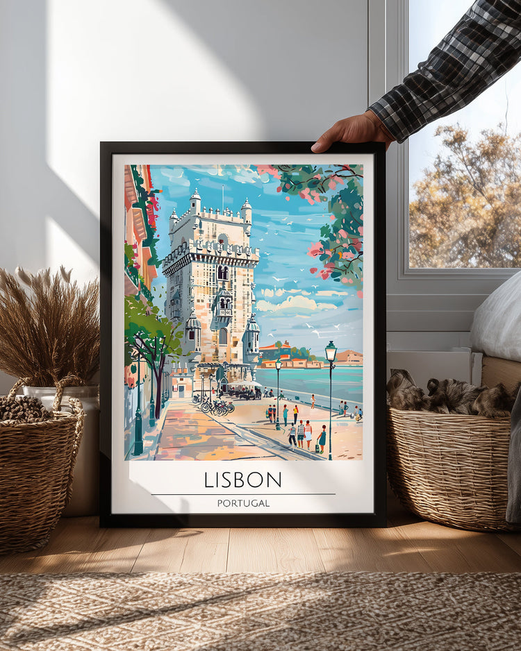 Lizbon Portekiz Poster Tablosu