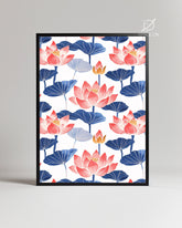 Lotus Marin Poster Tablosu