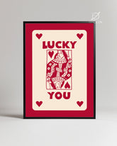 Lucky Queen Poster Tablosu