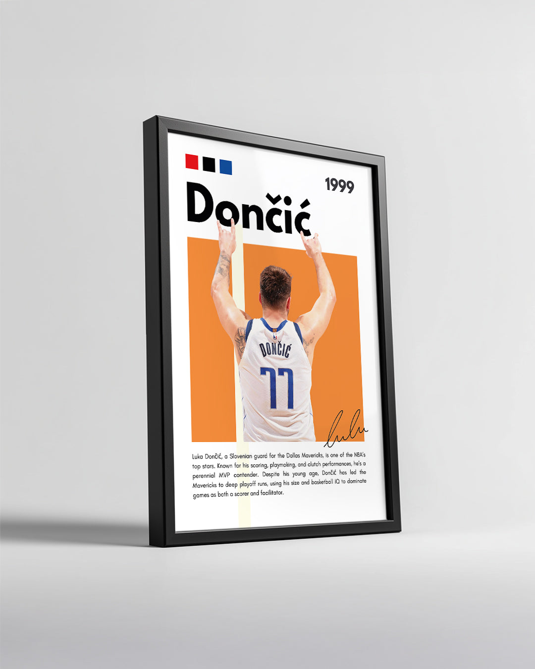 Luka Doncic 1999 Poster Tablosu