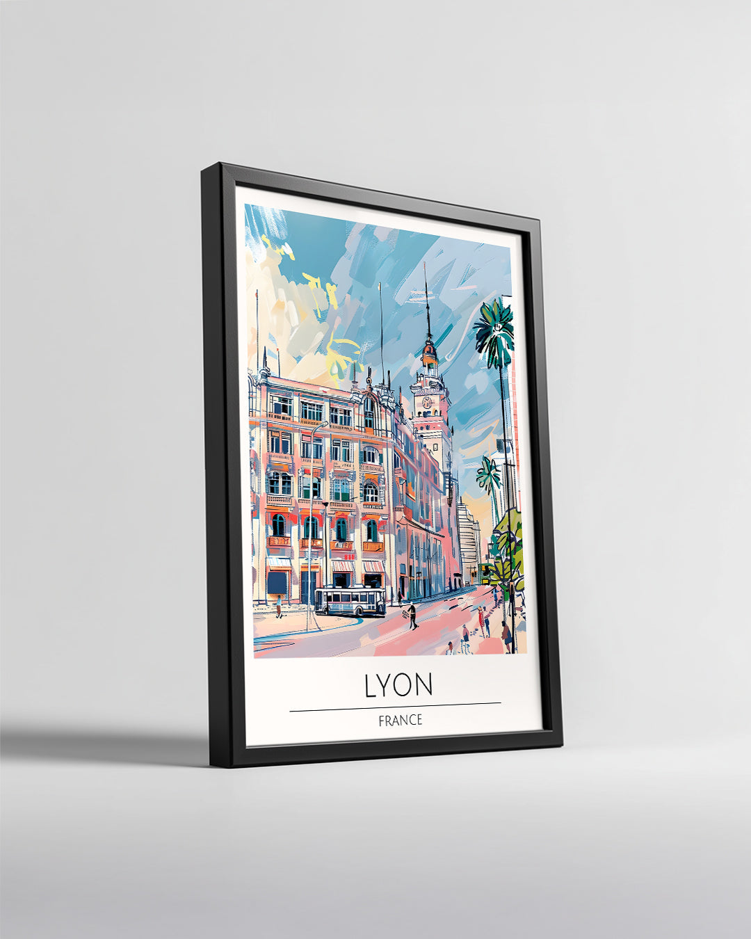 Lyon Fransa Poster Tablosu