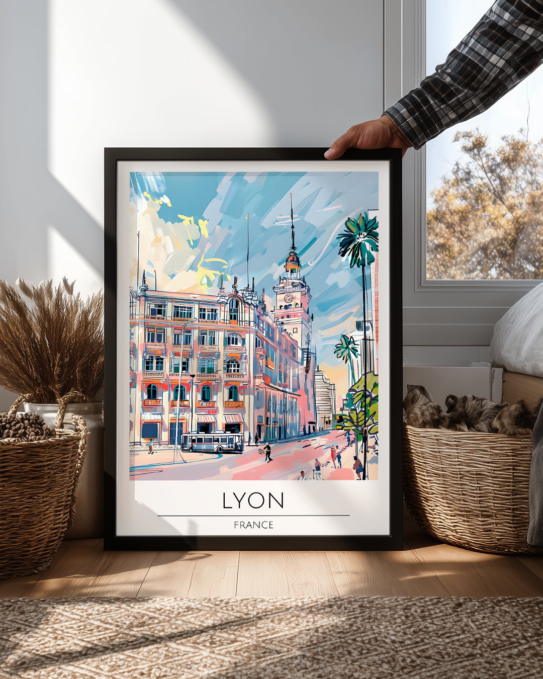 Lyon Fransa Poster Tablosu