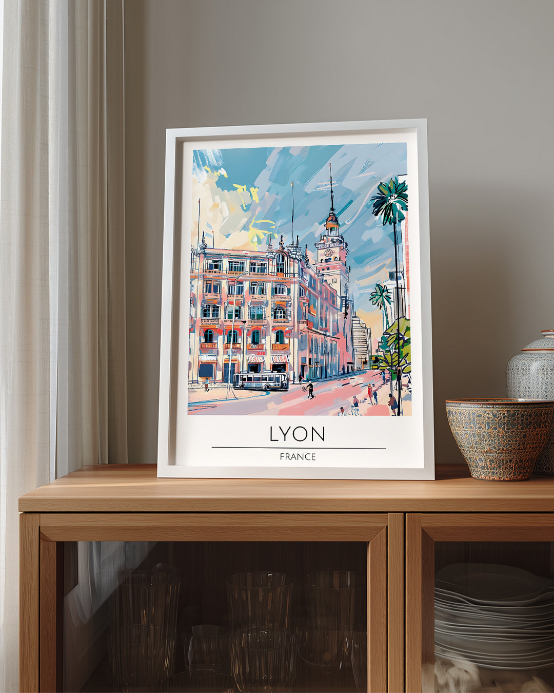 Lyon Fransa Poster Tablosu
