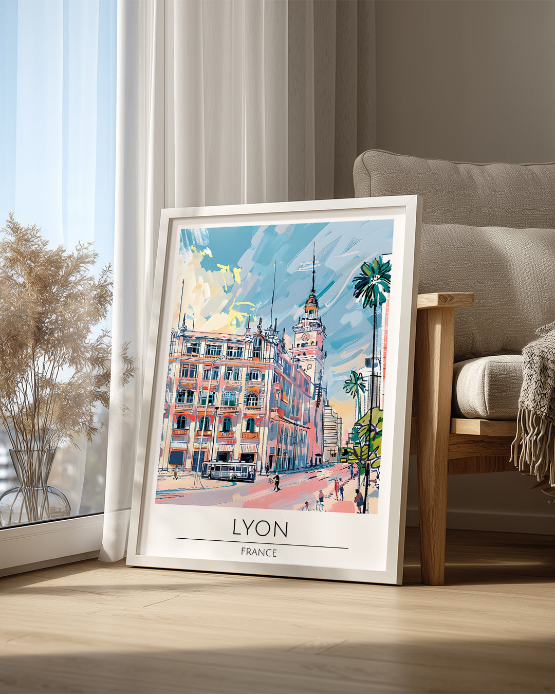 Lyon Fransa Poster Tablosu