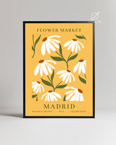 Madrid Daisy Poster Tablosu