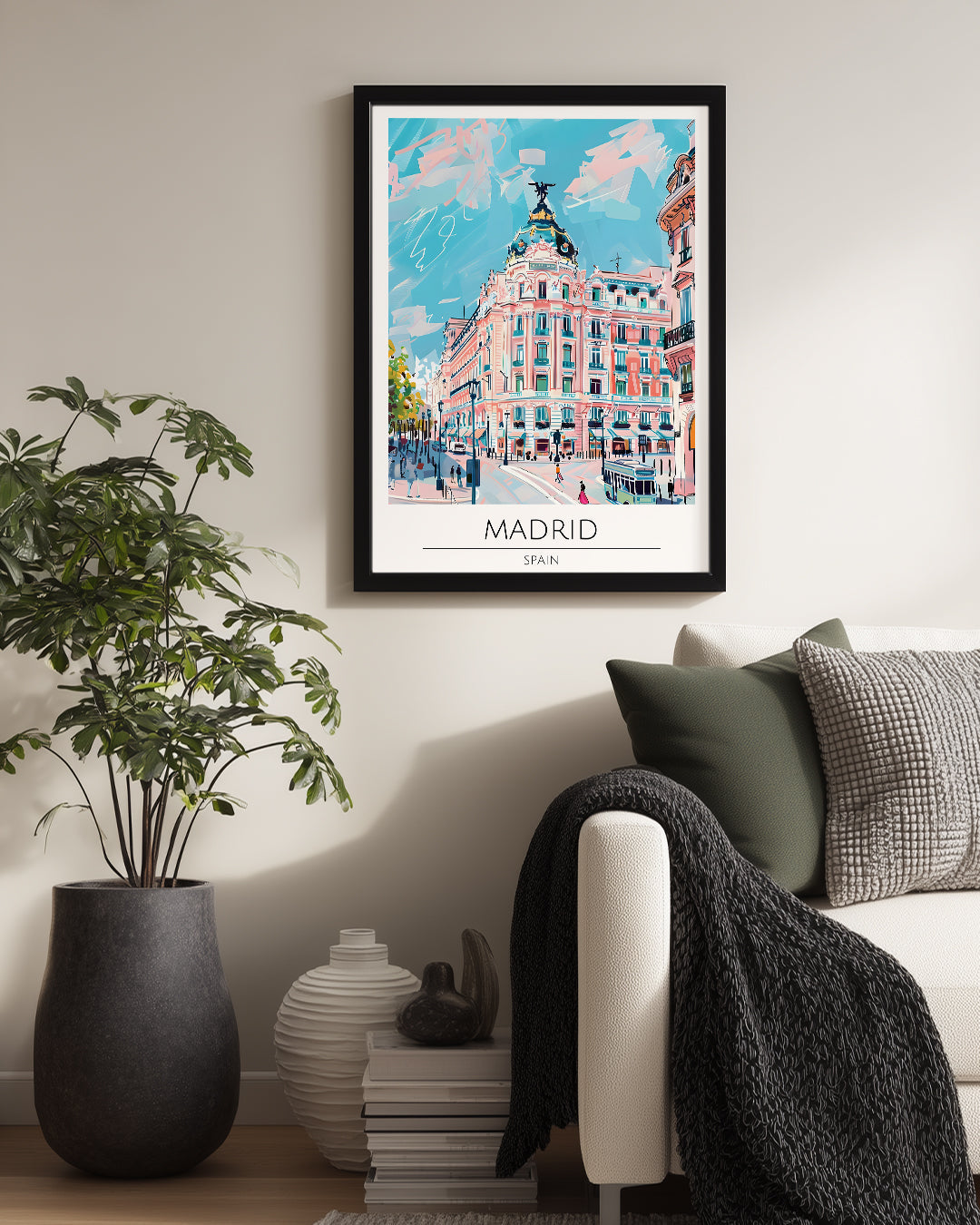 Madrid İspanya Poster Tablosu