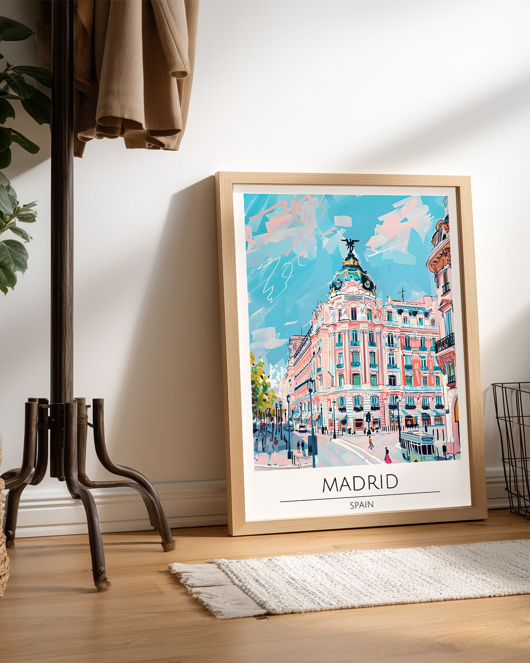 Madrid İspanya Poster Tablosu