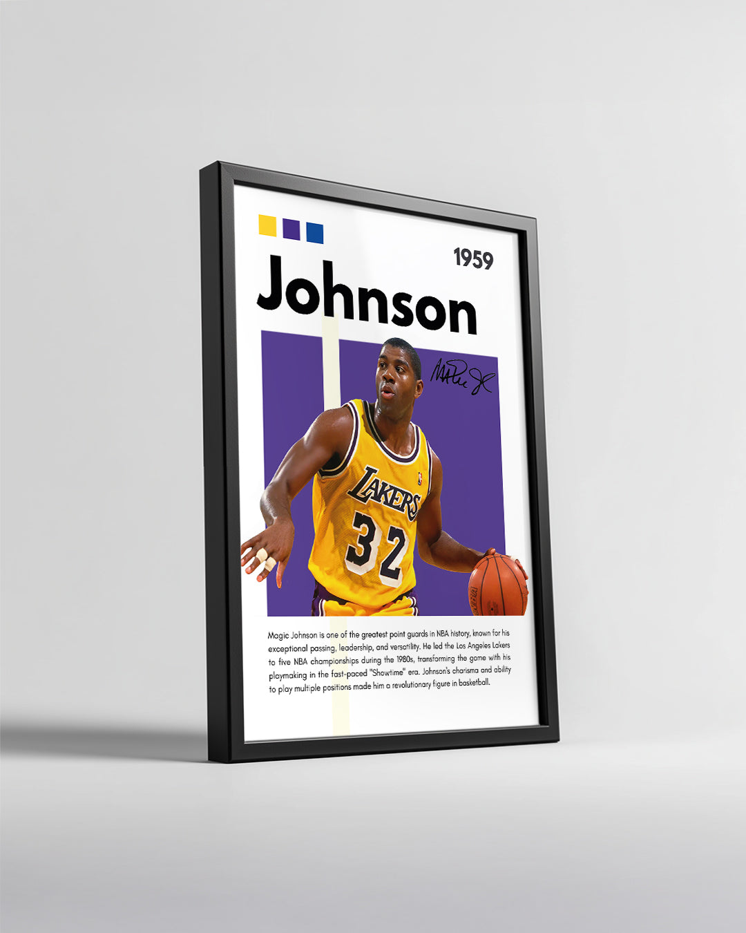 Magic Johnson 1959 Poster Tablosu