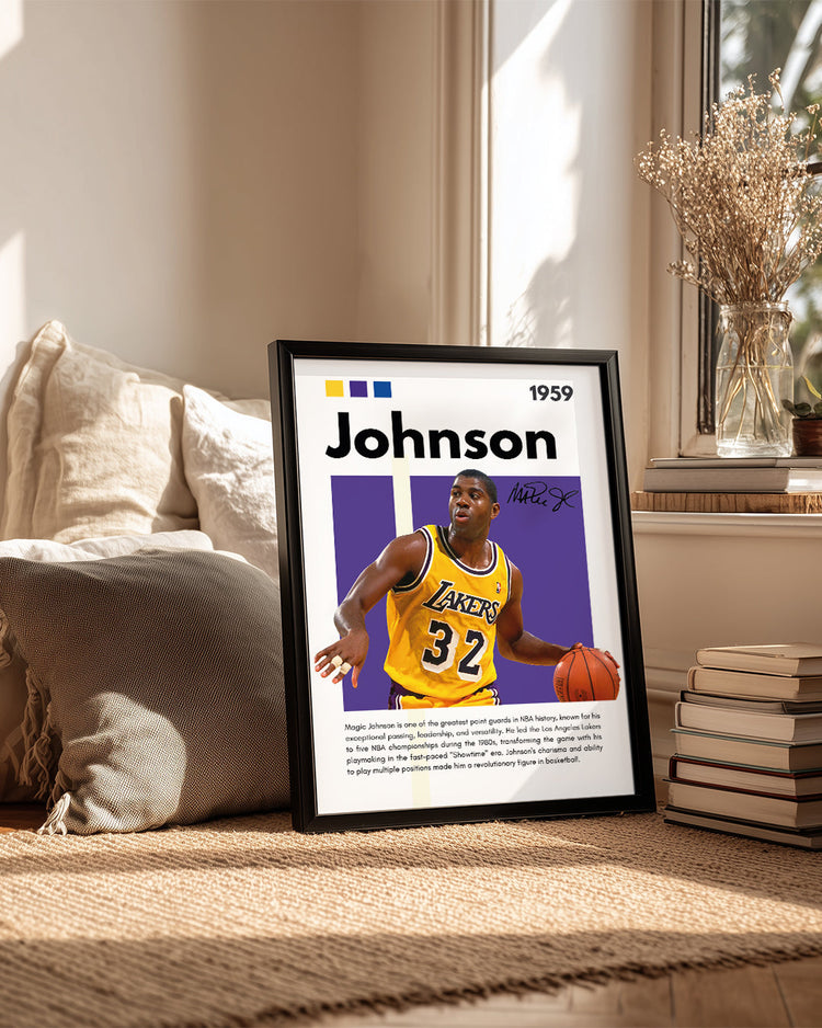 Magic Johnson 1959 Poster Tablosu