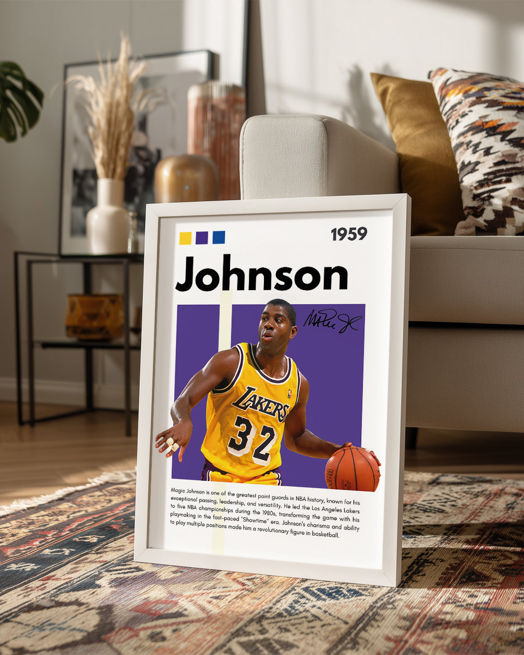 Magic Johnson 1959 Poster Tablosu