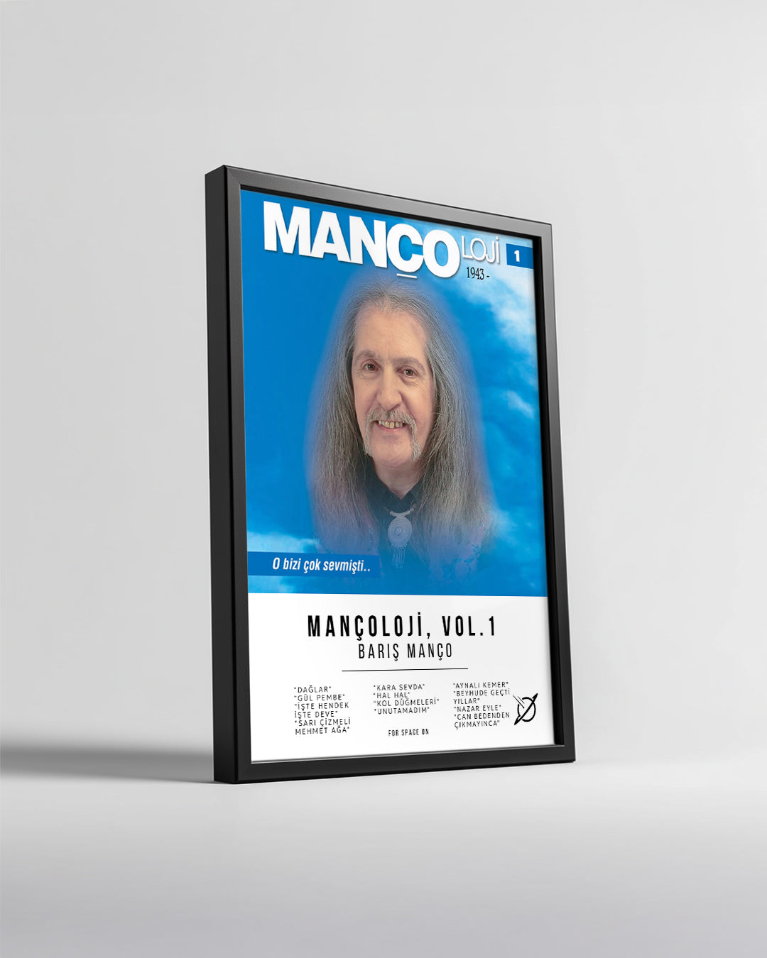 MancoLoji Vol 1 - Barış Manço Poster Tablosu