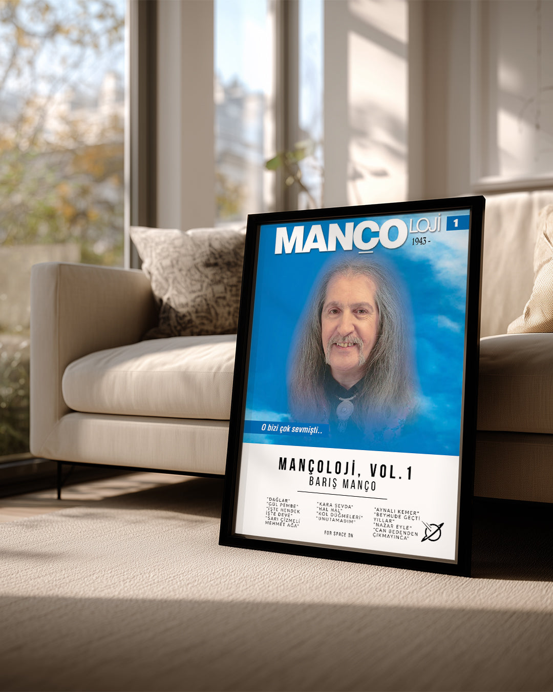 MancoLoji Vol 1 - Barış Manço Poster Tablosu