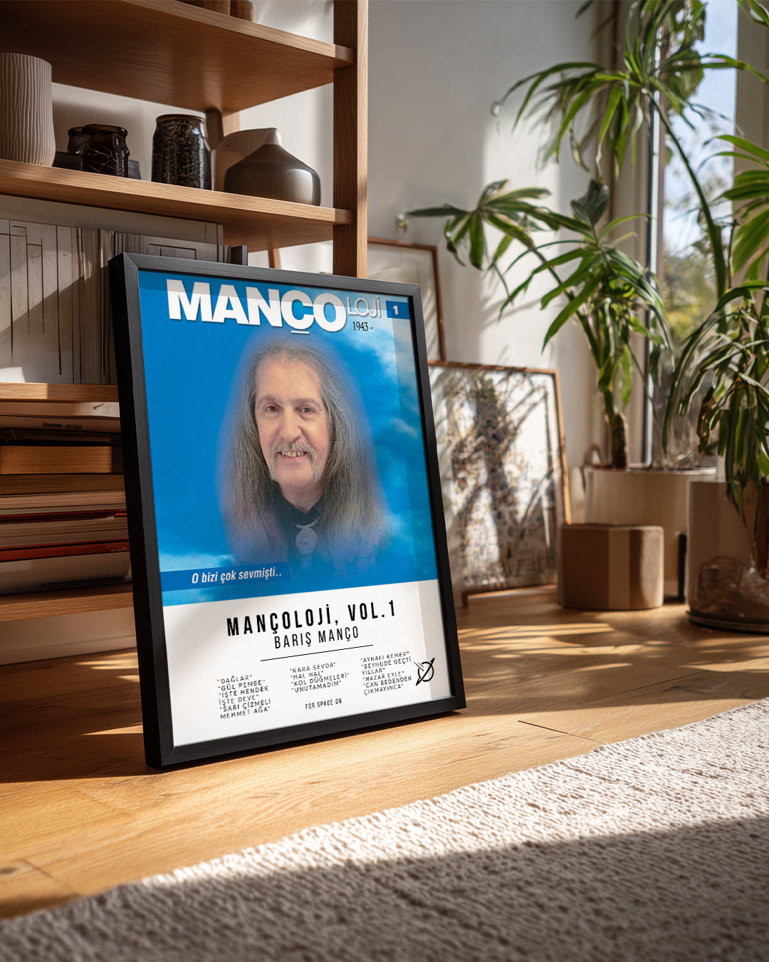 MancoLoji Vol 1 - Barış Manço Poster Tablosu