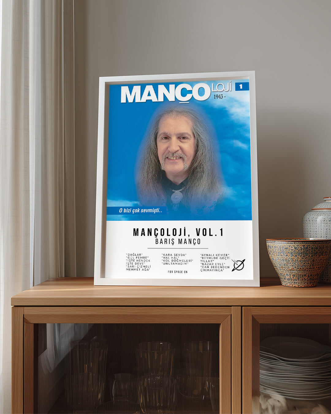 MancoLoji Vol 1 - Barış Manço Poster Tablosu