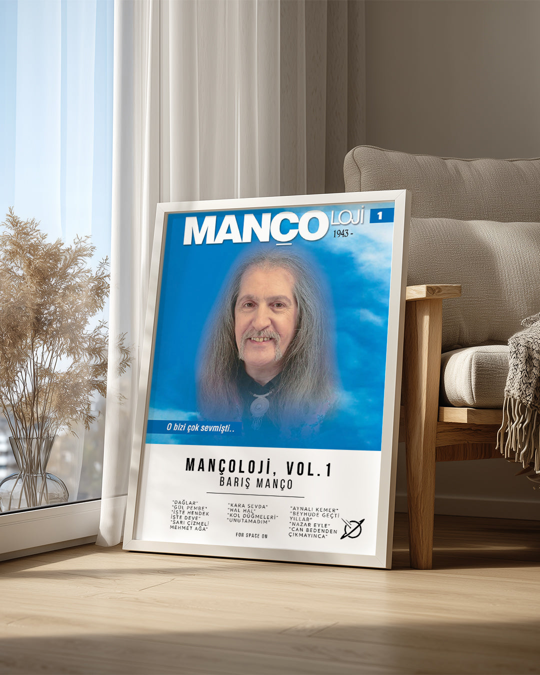 MancoLoji Vol 1 - Barış Manço Poster Tablosu
