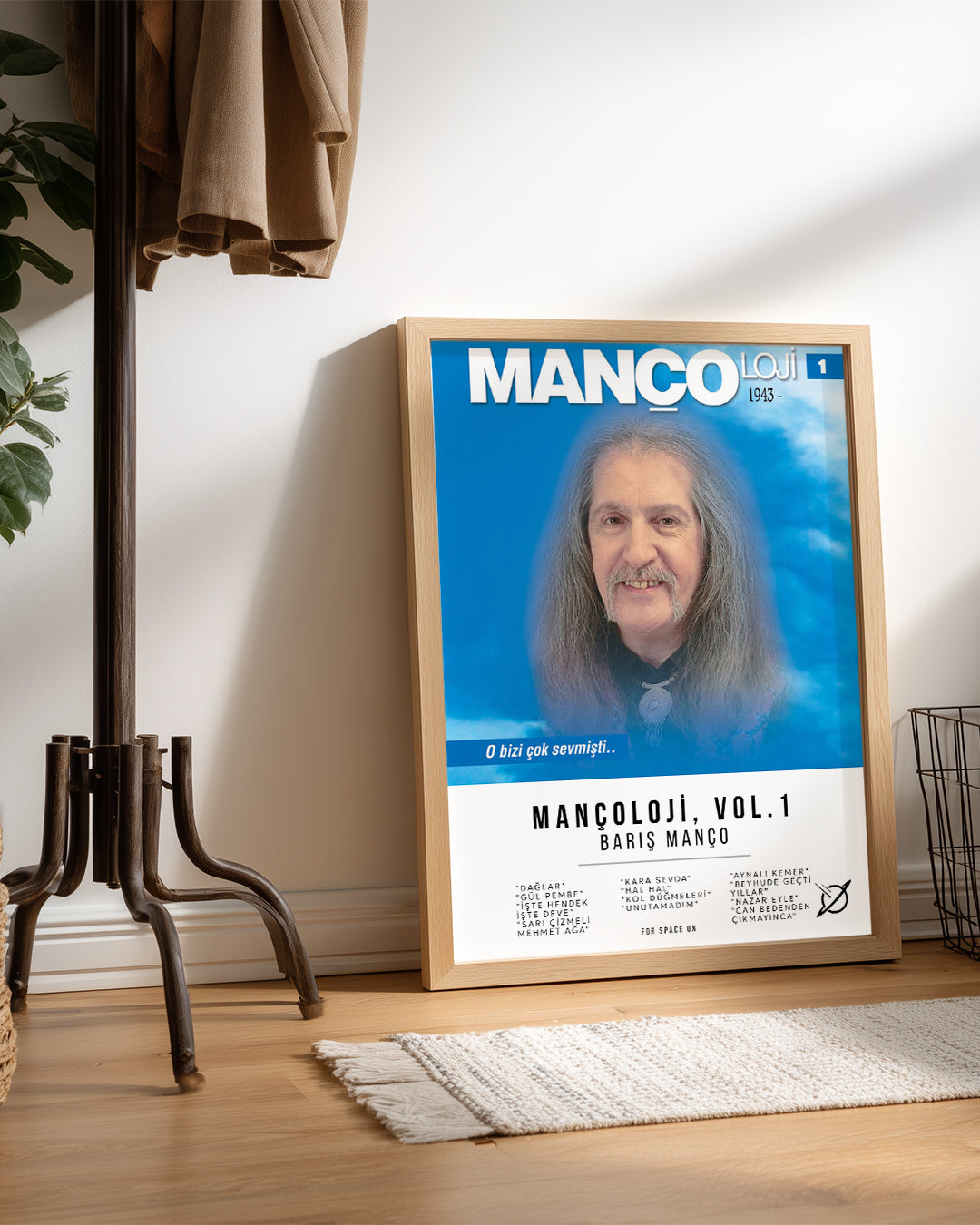 MancoLoji Vol 1 - Barış Manço Poster Tablosu