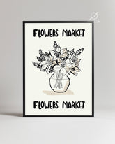 Market Bouquet Poster Tablosu