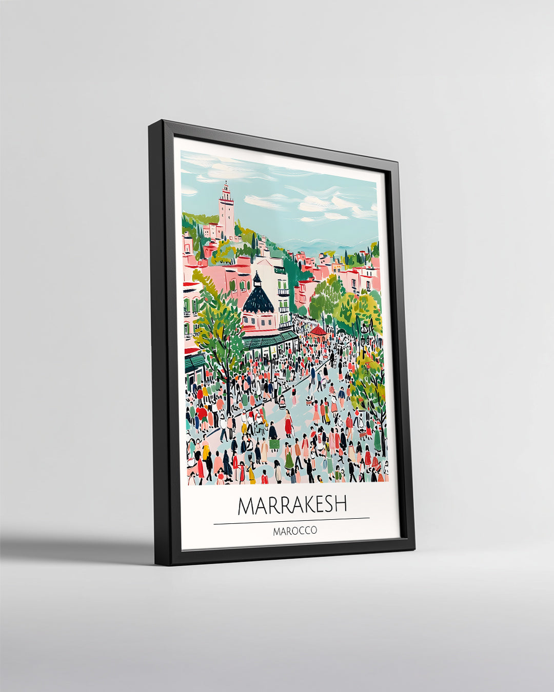 Marrakeş Fas Poster Tablosu