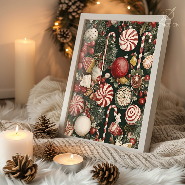 Marshmallow Cocoa Art Poster Tablosu