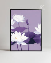 Mauve Pond Poster Tablosu