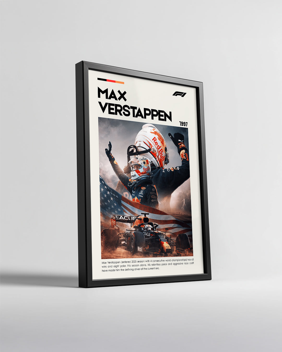 Max Verstappen 1997 Poster Tablosu