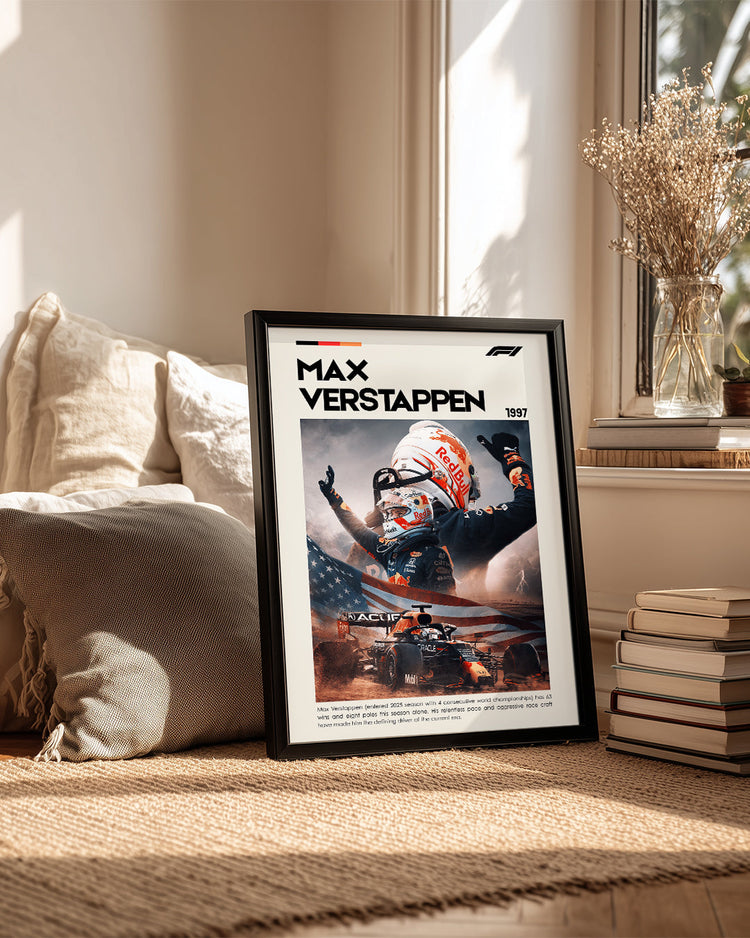 Max Verstappen 1997 Poster Tablosu