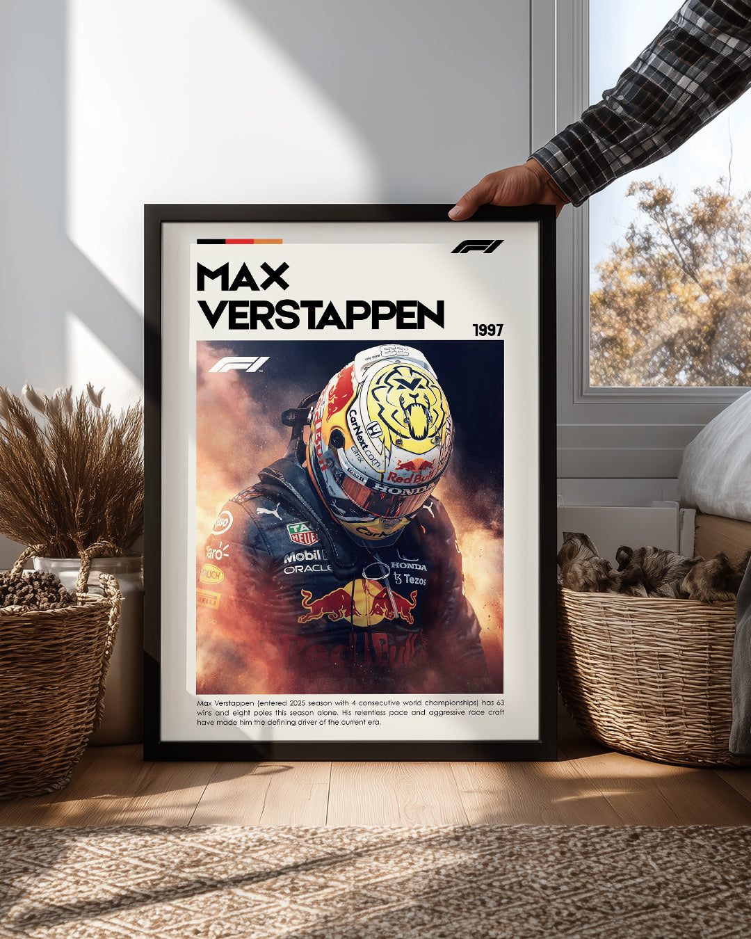 Max Verstappen 1997 F1 Poster Tablosu