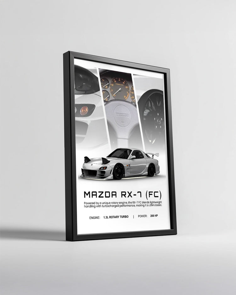 Mazda RX7 Poster Tablosu