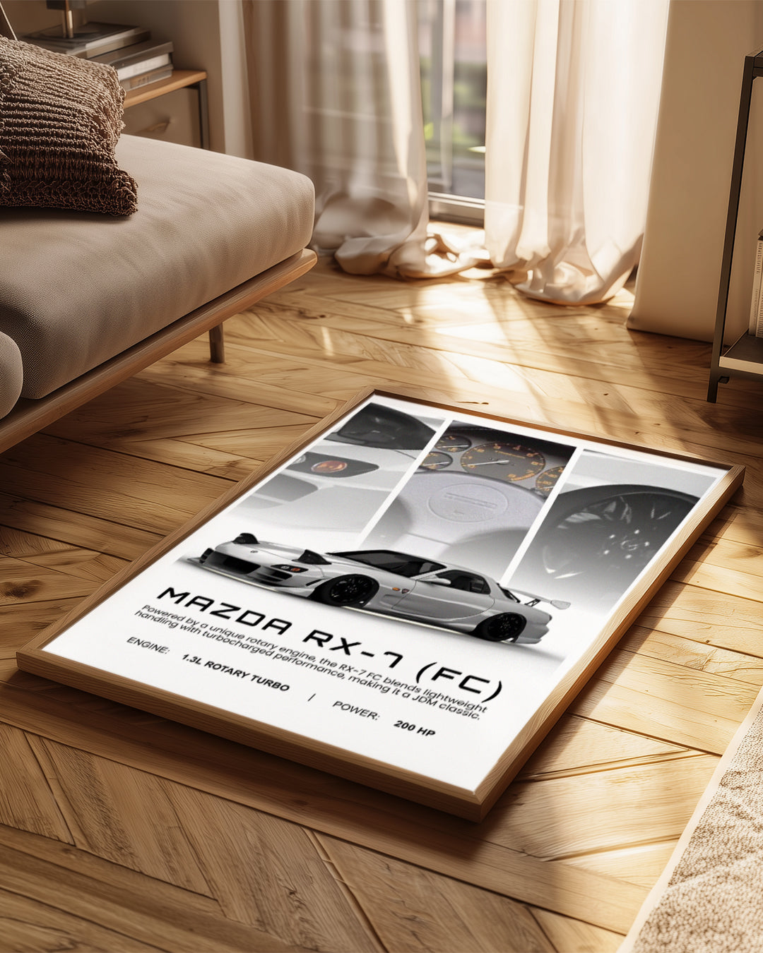 Mazda RX7 Poster Tablosu