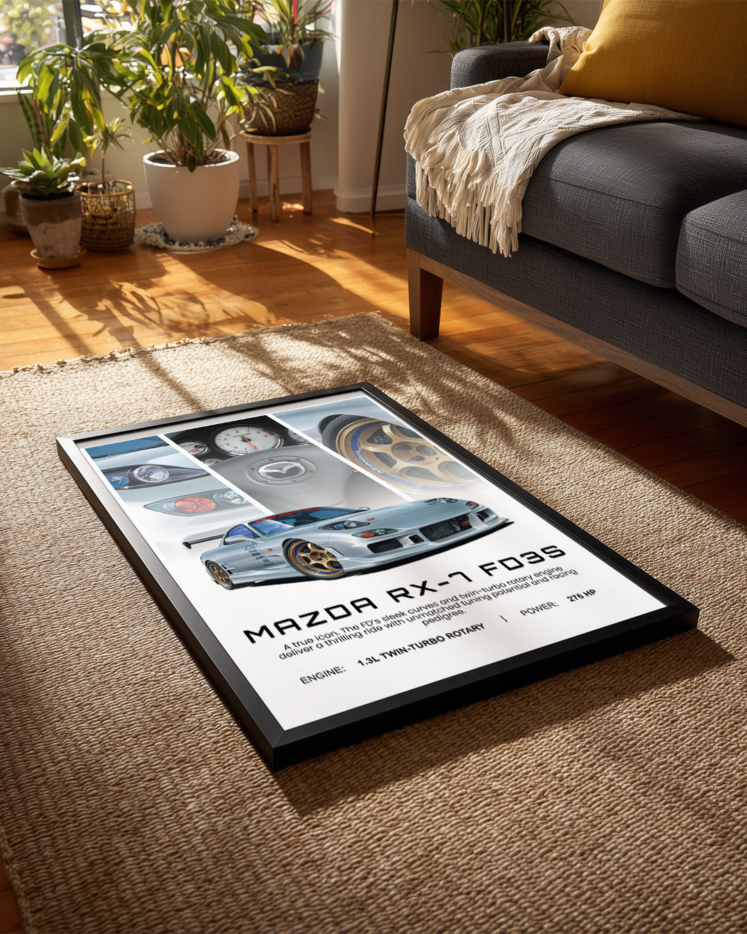 Mazda RX7 FD3S Poster Tablosu