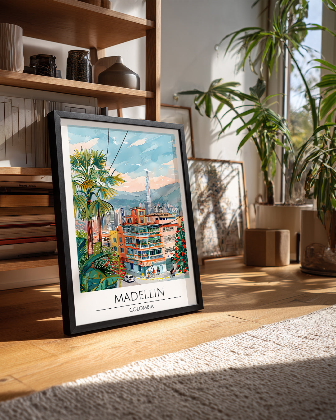 Medellin Kolombiya Poster Tablosu