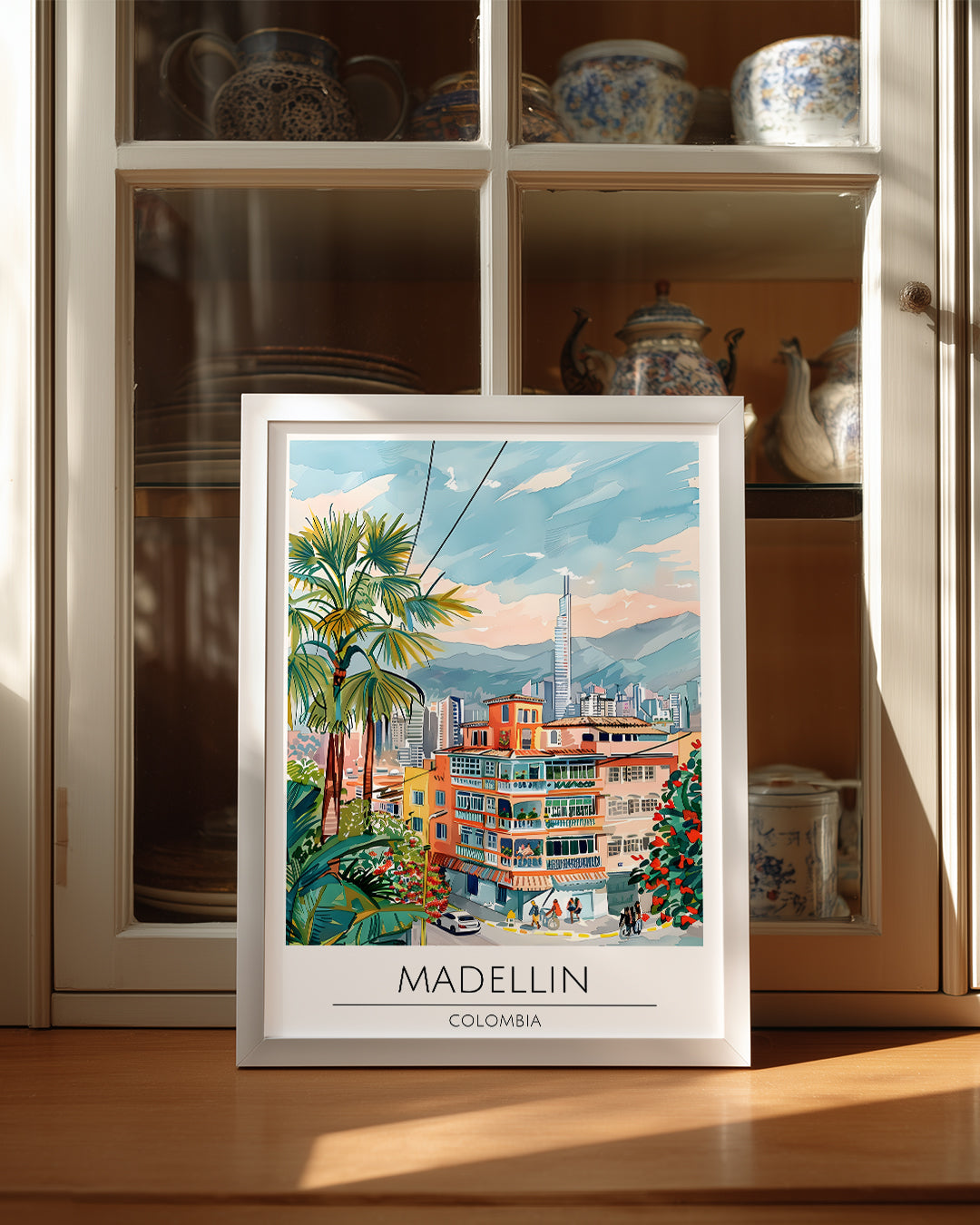 Medellin Kolombiya Poster Tablosu