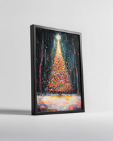 Melting Snowman Art Poster Tablosu