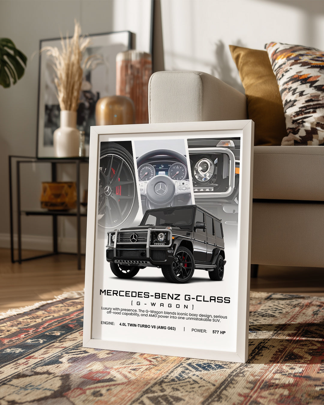 MercedesBenz GClass Poster Tablosu