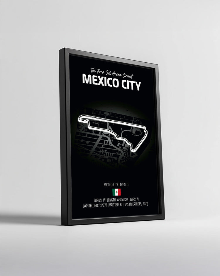 Mexico City Poster Tablosu
